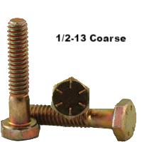 1/2-13 x 1" Hex Cap Screws Grade 8 YZ (50pk)